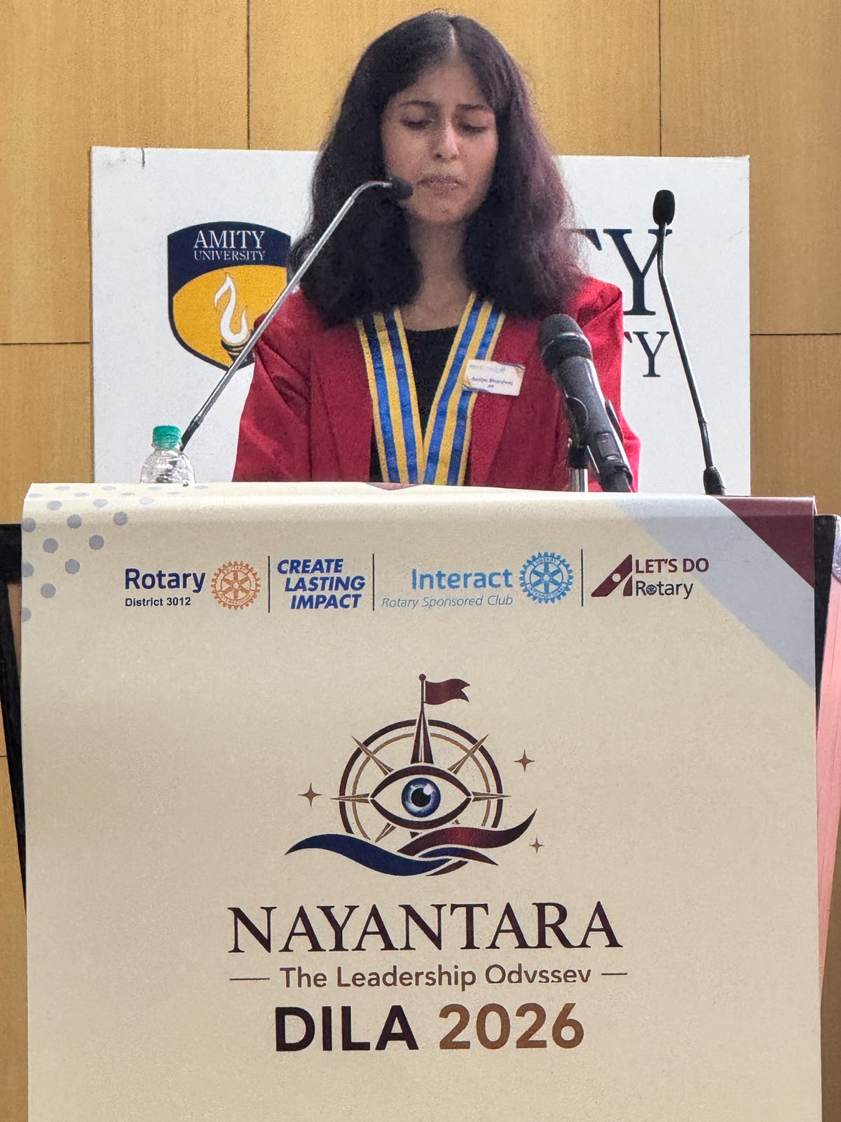 Aadya Bhardwaj Installed as District Interact Representative 2026- 27